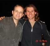 Matthew with Steve Linder