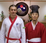 Matthew Armstrong with Master Oh