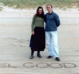 Matthew Armstrong with his sister Liza